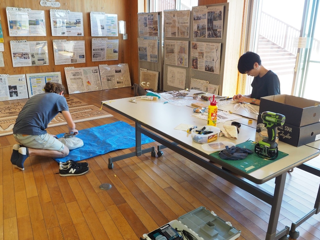 The Liminal Voiceのお二人の作業風景