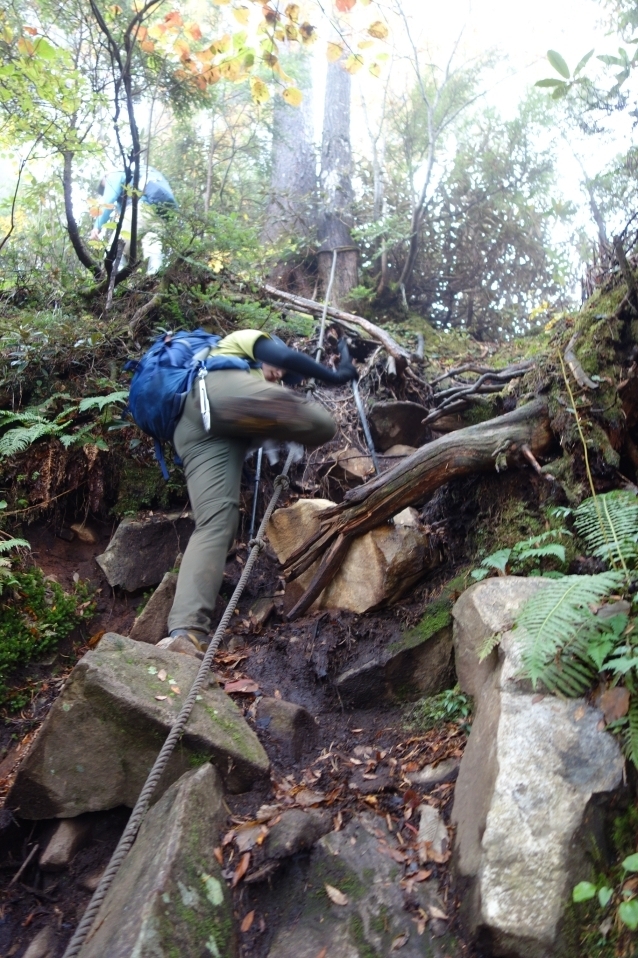 ロープが取付けられた箇所