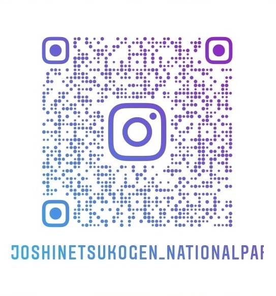 上信越高原国立公園の公式インスタグラムの二次元コード