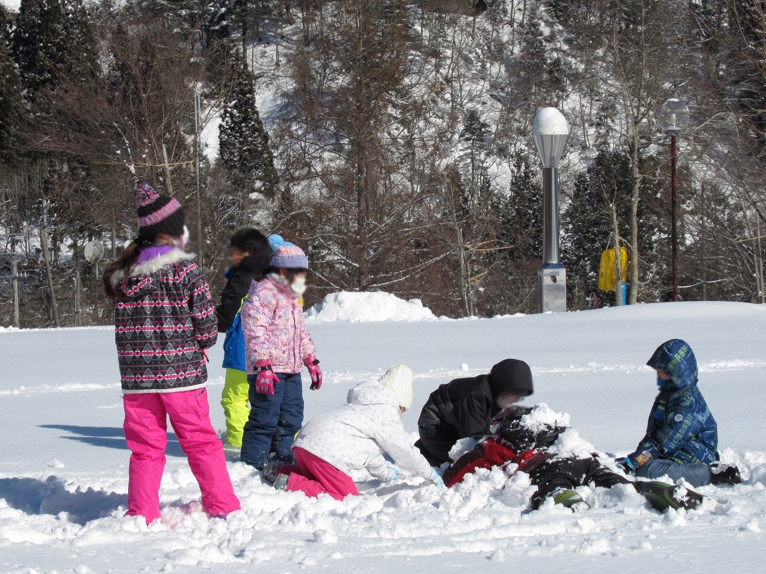 (最終的にレンジャーは雪に埋められました・・・)