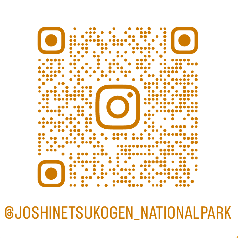上信越高原国立公園インスタグラムのQRコード
