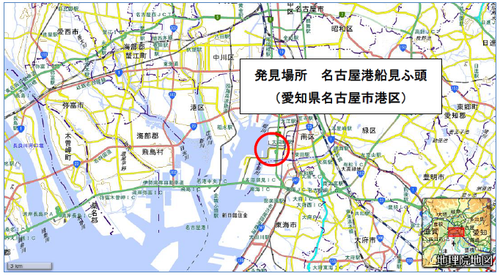 ヒアリを確認した場所　地図