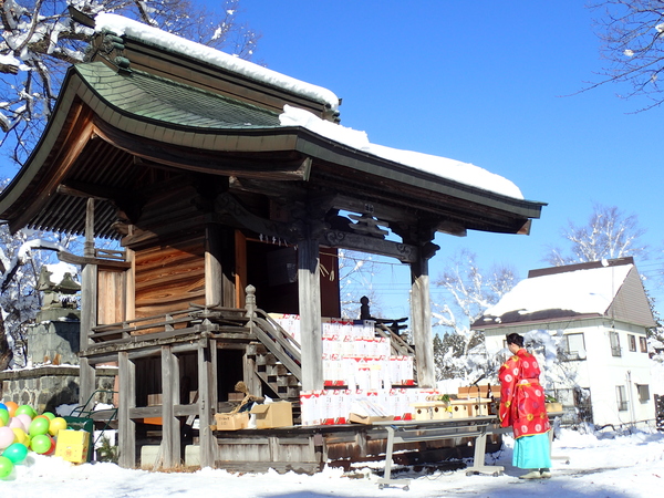 安全を祈願する神事が行われました
