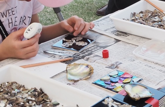 アコヤ貝 クラフト みどりフェスタ 伊勢志摩