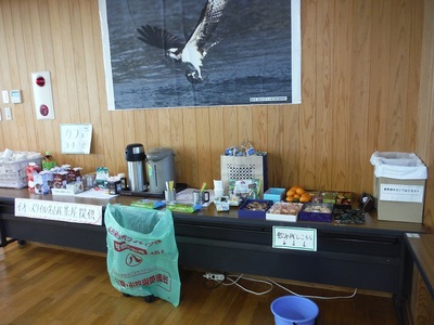 藤前干潟サイエンスカフェ　カフェコーナー