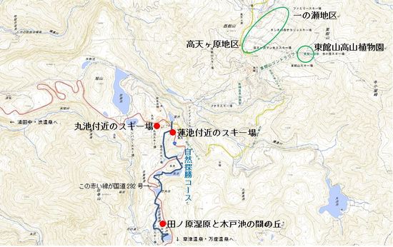 志賀高原でニッコウキスゲの見られる場所