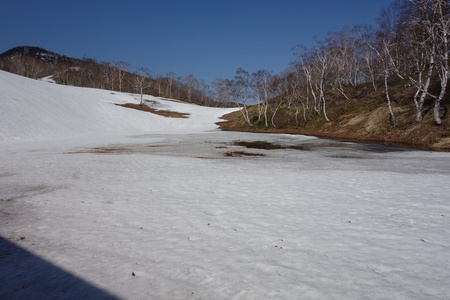 蓮池スキー場の様子