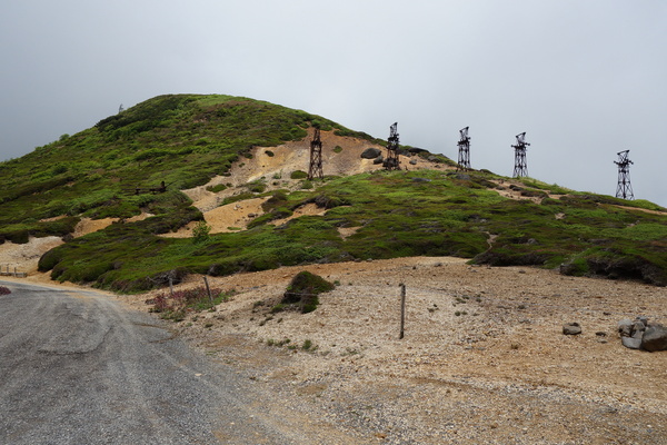 毛無峠の鉱山の遺構