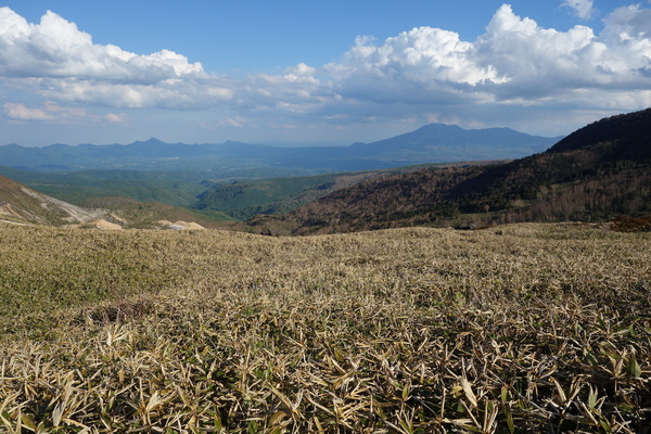毛無峠から浅間山を望む