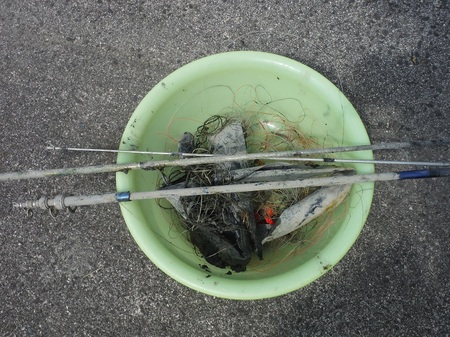 2020年7月31日ごみ調査@藤前干潟