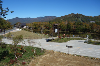 志賀高原蓮池の紅葉の推移_10月15日撮影