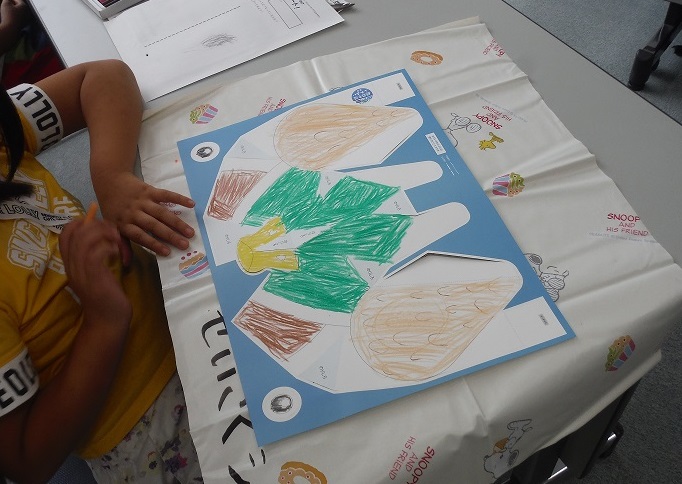 2021年8月18日　カモのペーパーキャップ