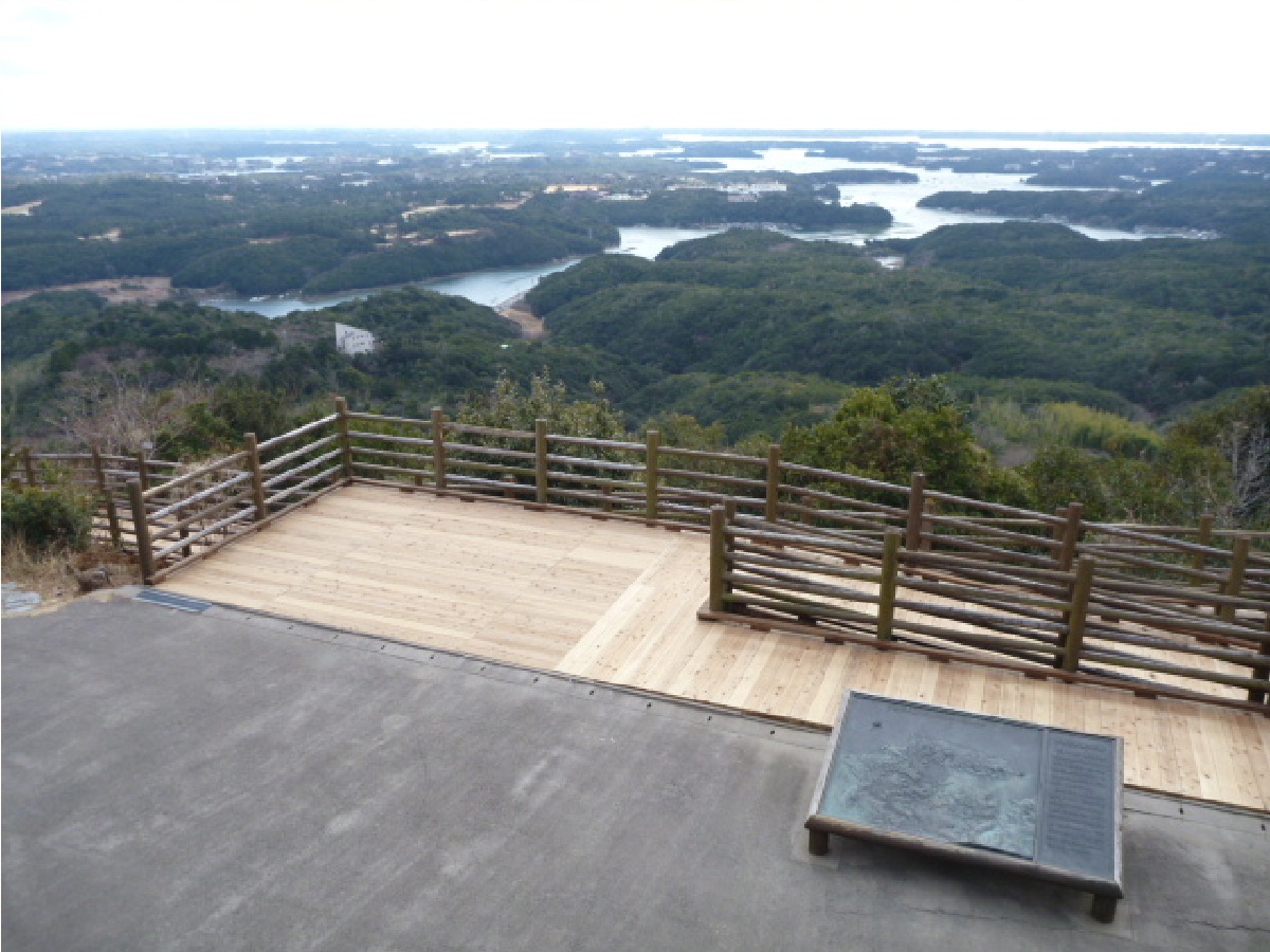 横山展望台からの眺め写真