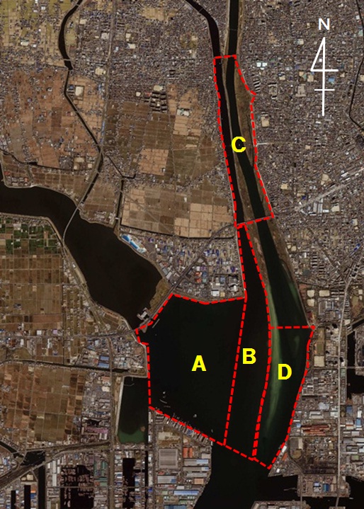 写真:調査地点図