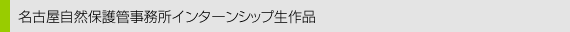 名古屋自然保護管事務所インターンシップ生作品